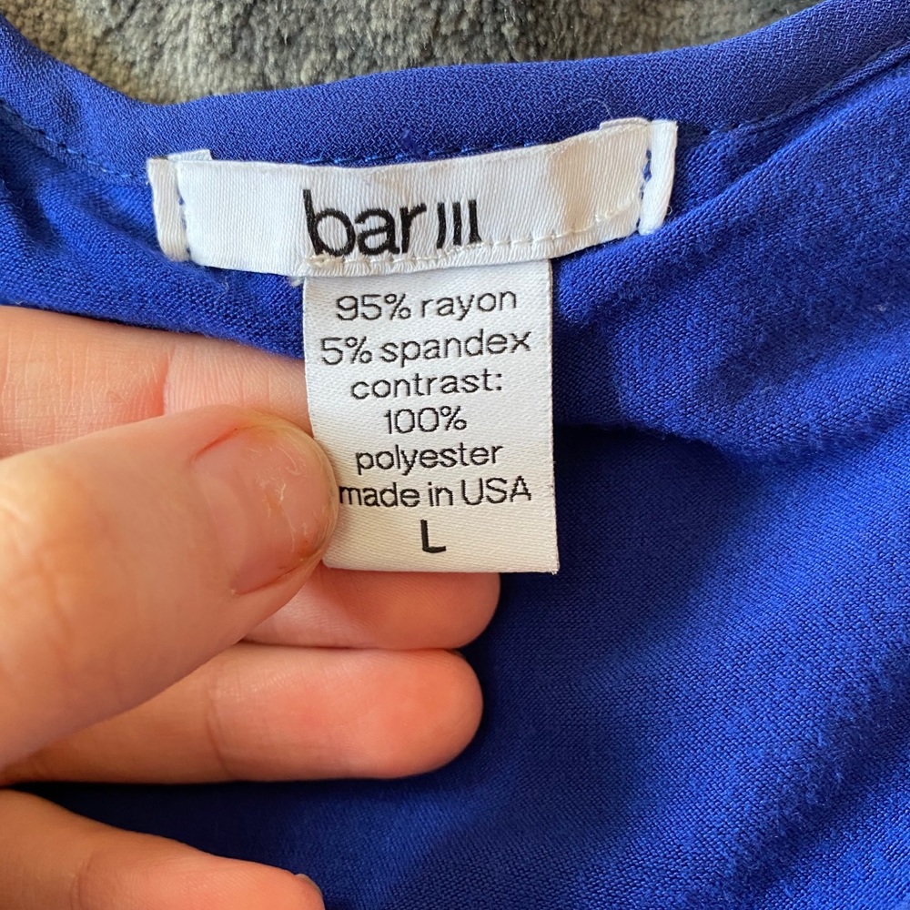Designer blue Blouse - Picture 5 of 5